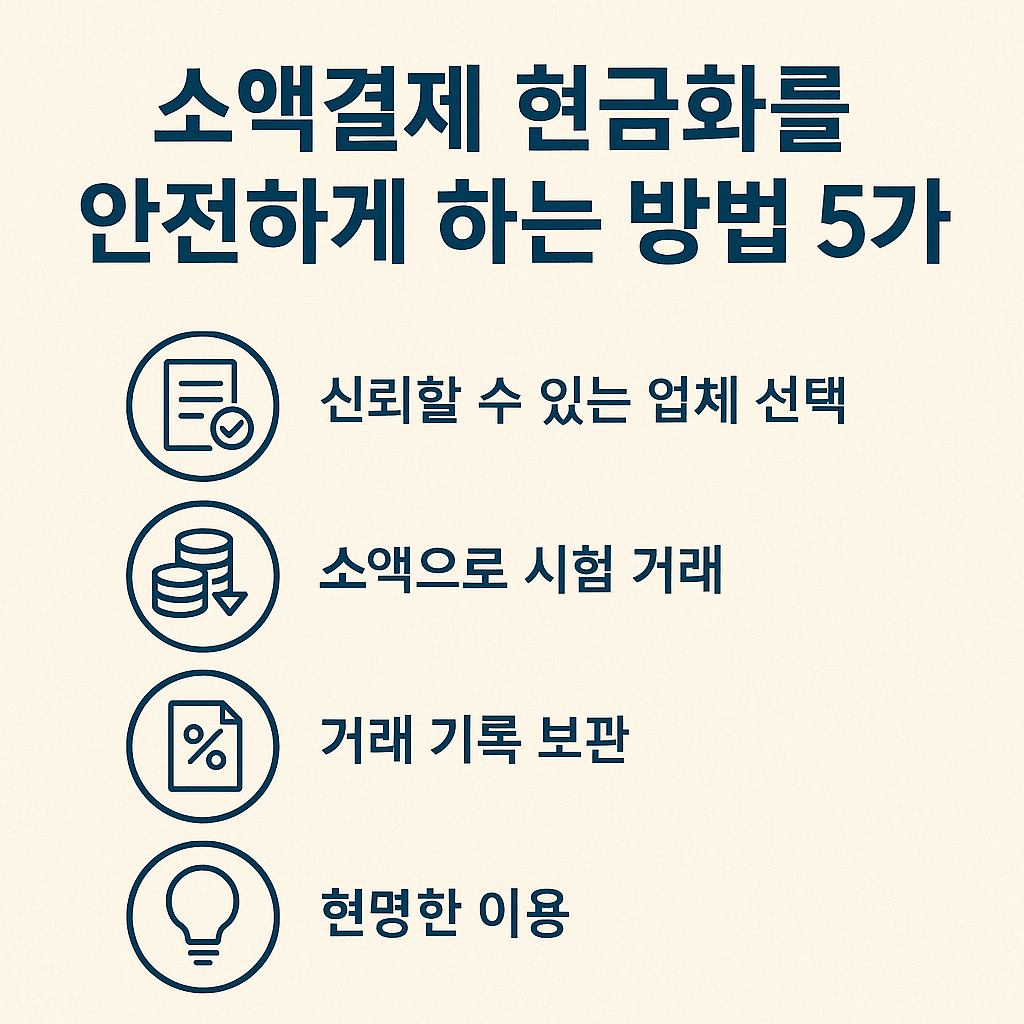 소액결제 현금화 안전하게 하는 방법5가지로